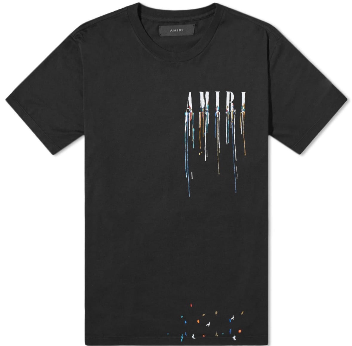 Amiri black paint drip