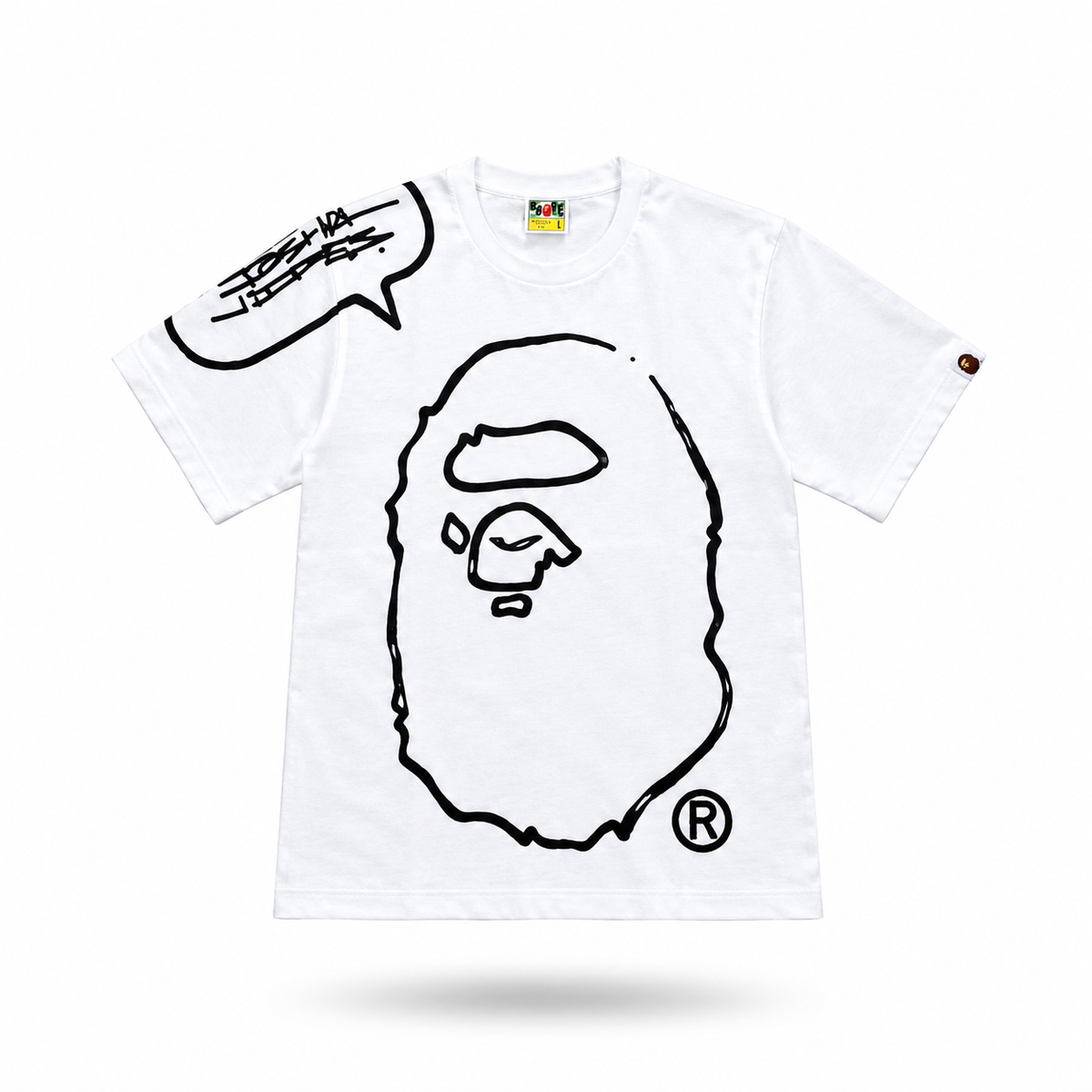 Bape white bubble