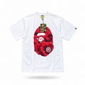 Bape white red camo